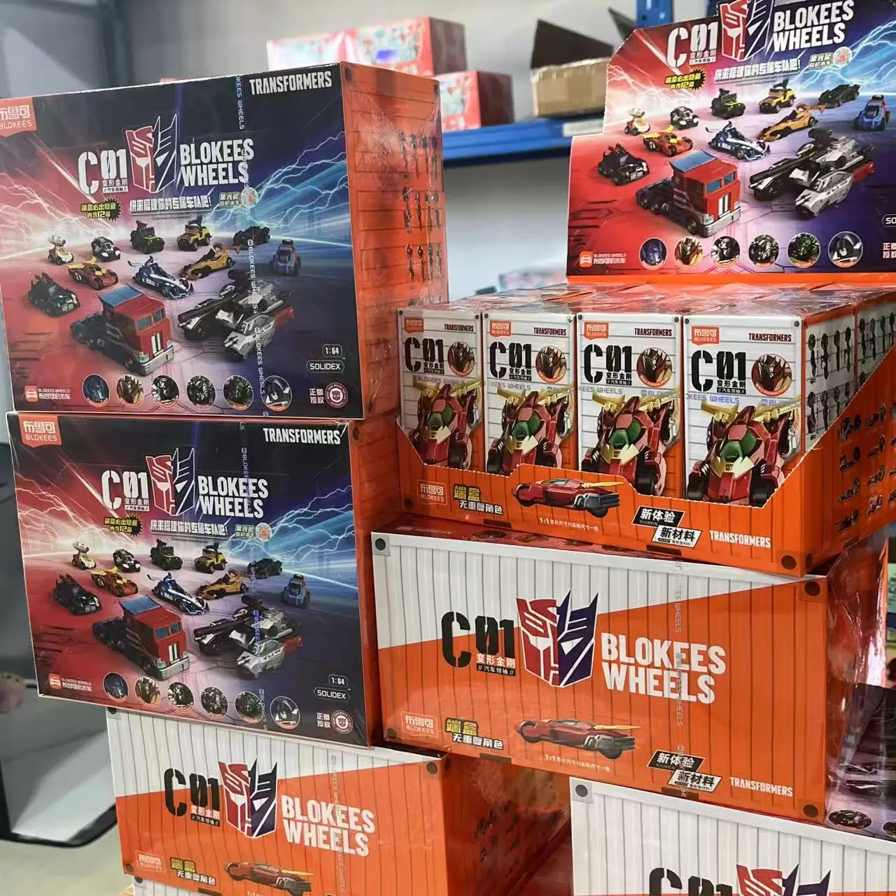 

Blokees Wheels Transformers C01 Optimus Prime Truck - High-Temp Coating Glossy Licensed Racing & Collectible Toy