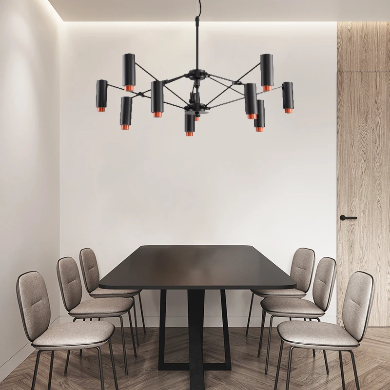 Dining Room Lights Chandelier Pendant Umbrella Bone Mechanical Leg Living Room Hang Lamp Modern Luxury Chandelier.