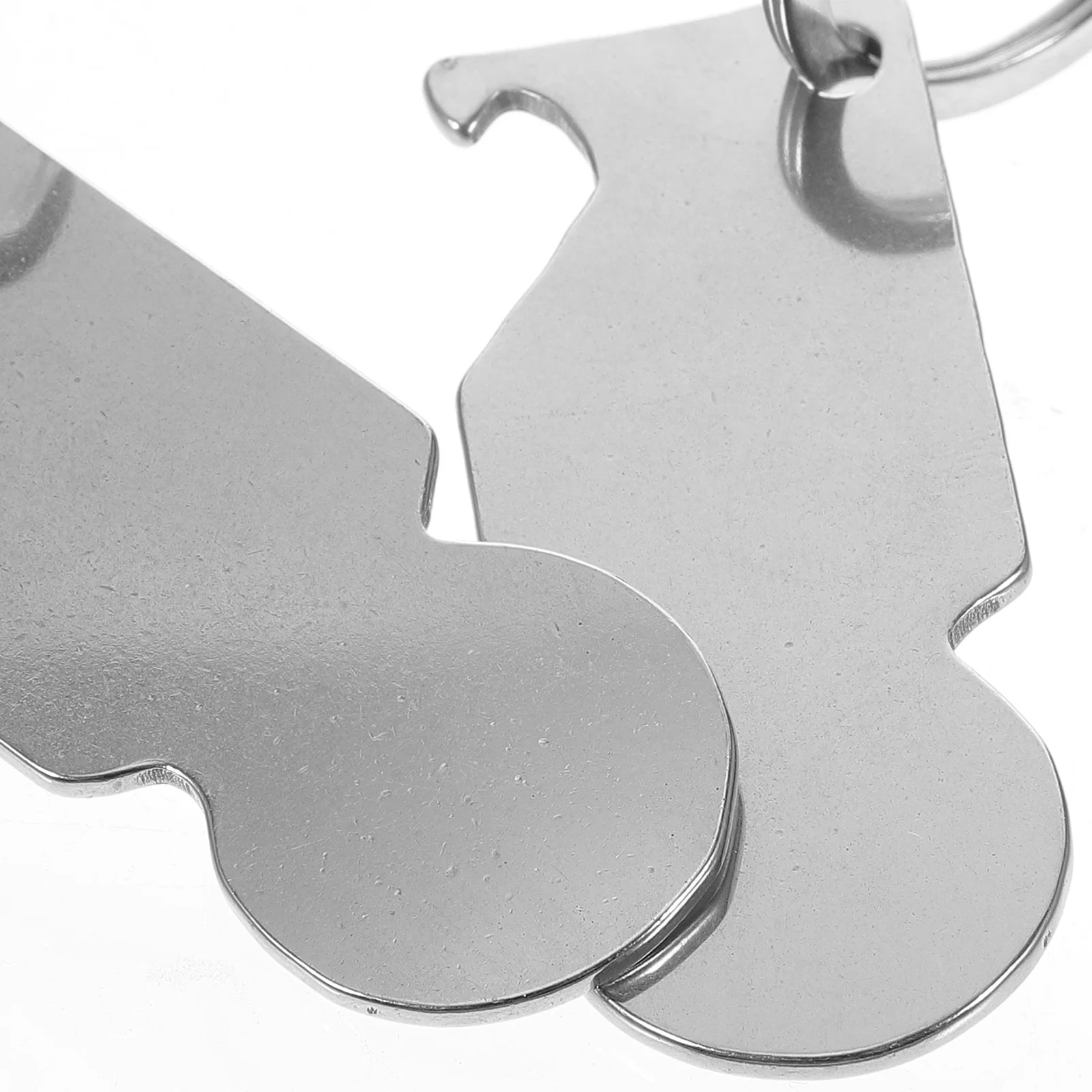 4 Pcs Utility Cart Token Keychain Wagons Portable Rings Bracket Shopping Trolley Tokens