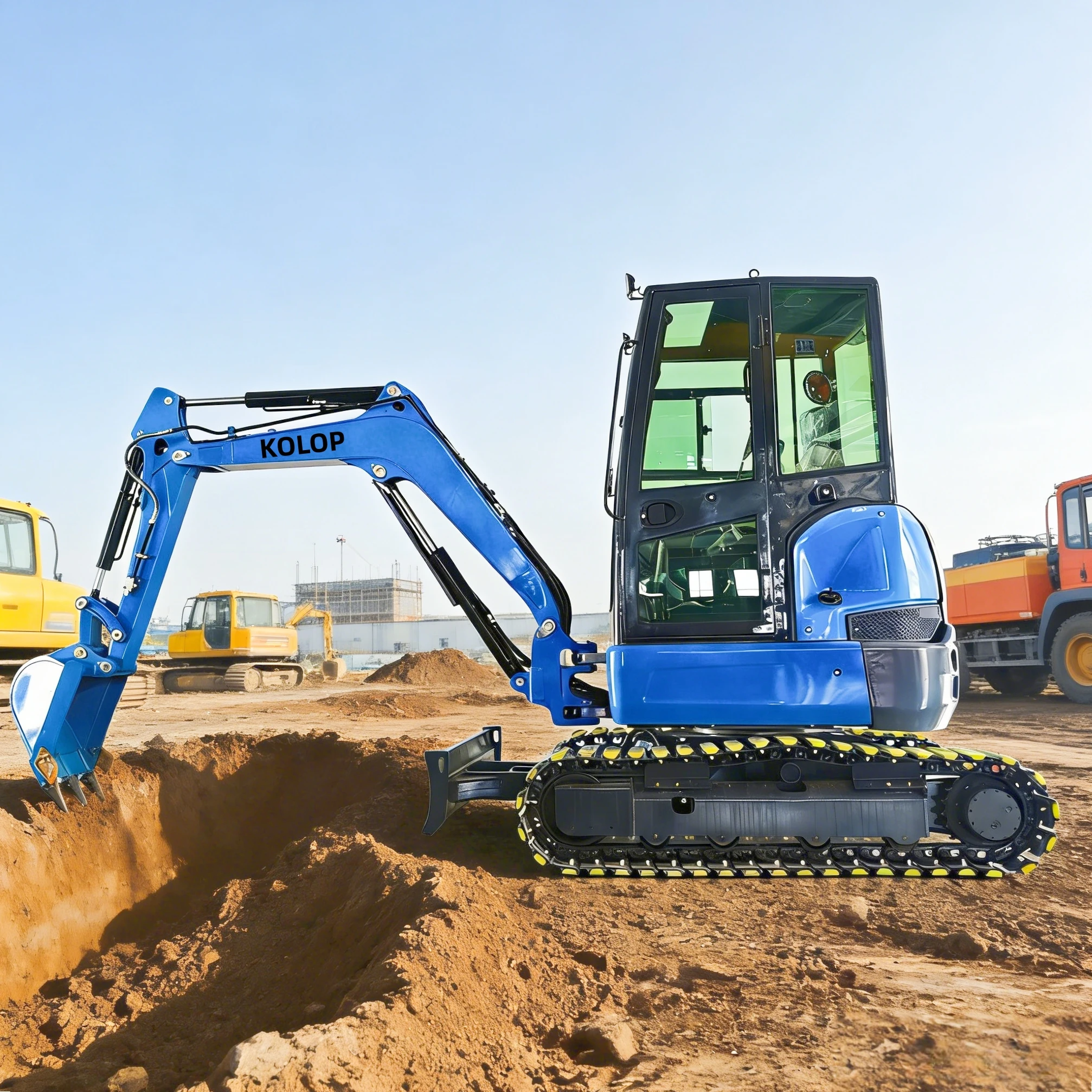 

2 Ton Hydraulic Mini Excavator CE Certified Small Bagger with Strong Digging Force for Garden Farm Customized Diesel Engine