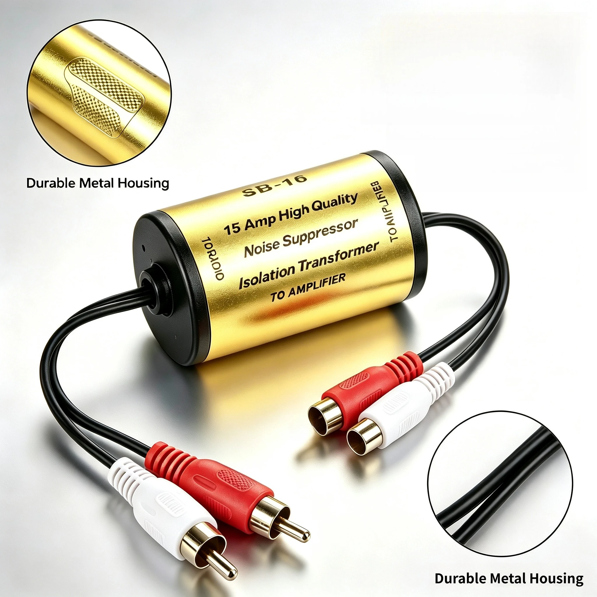 Audio Noise Filter Ground Loop - Home Security Fence recension och pris