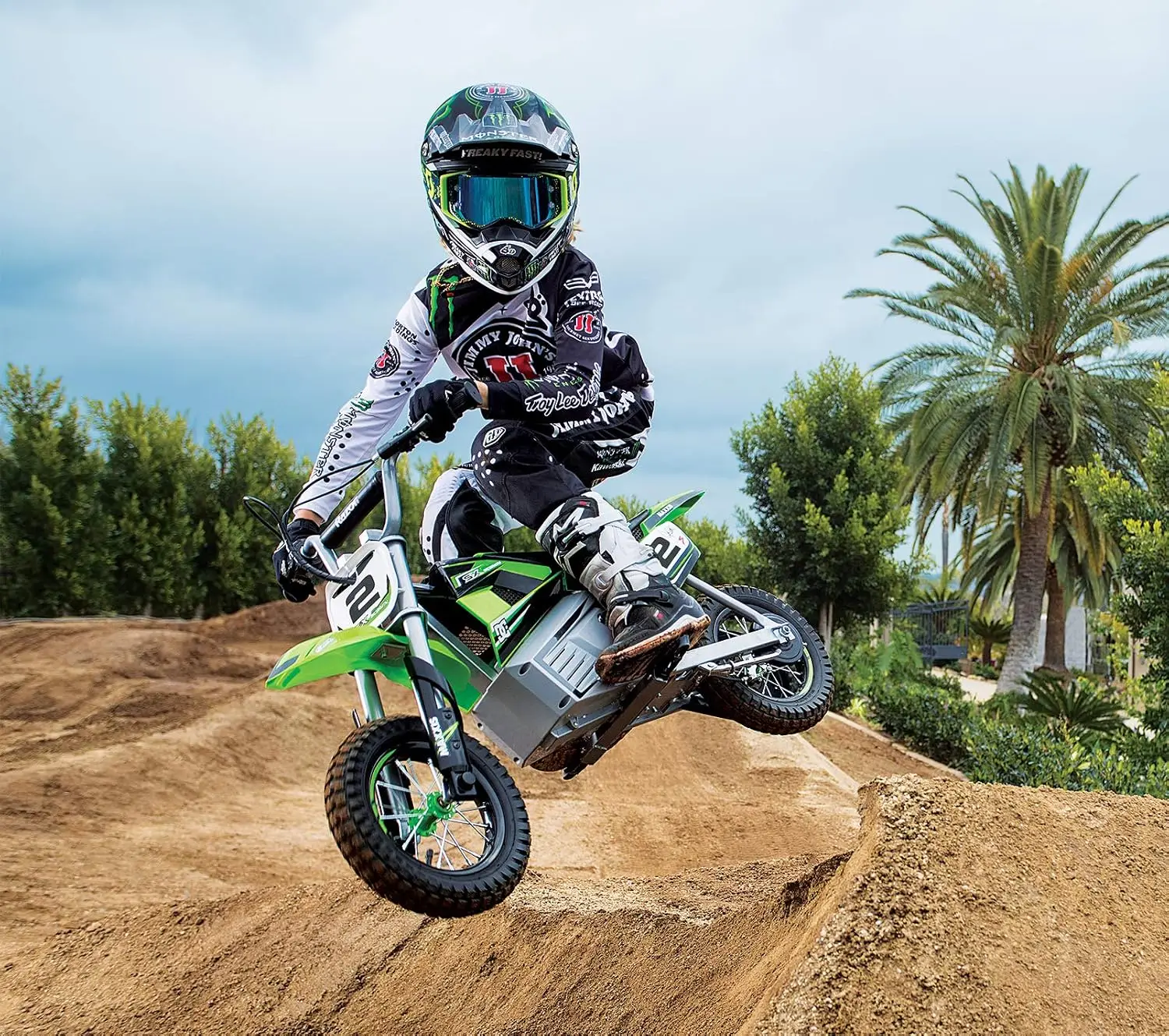 SX350 Rocket McGrath Electric Motocross - Green, Customized