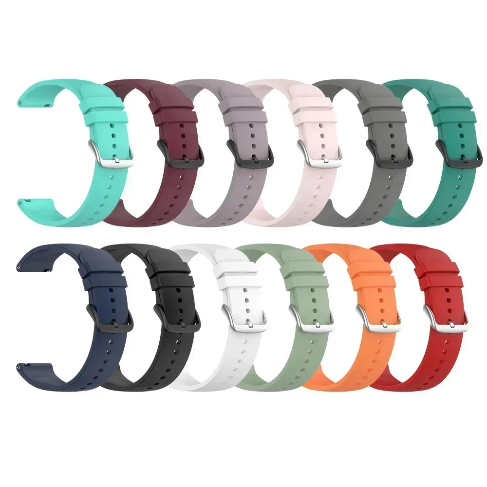 20/22mm Watch Strap For Garmin Forerunner 570 165 265 255 Silicone Bracelet For Vivoactive 6 5 4/Venu 3 2/2plus Waterproof Band