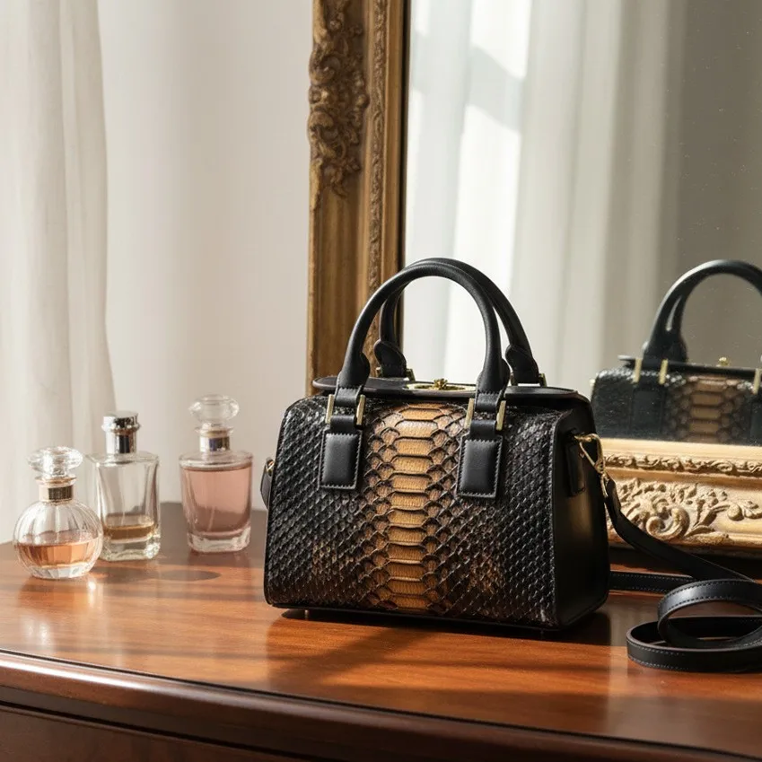 

Classic Unique Letter Logo Diaper Bag For Women Trendy Leather Crossbody Handbag Designer Chic Retro Messenger Purse Large