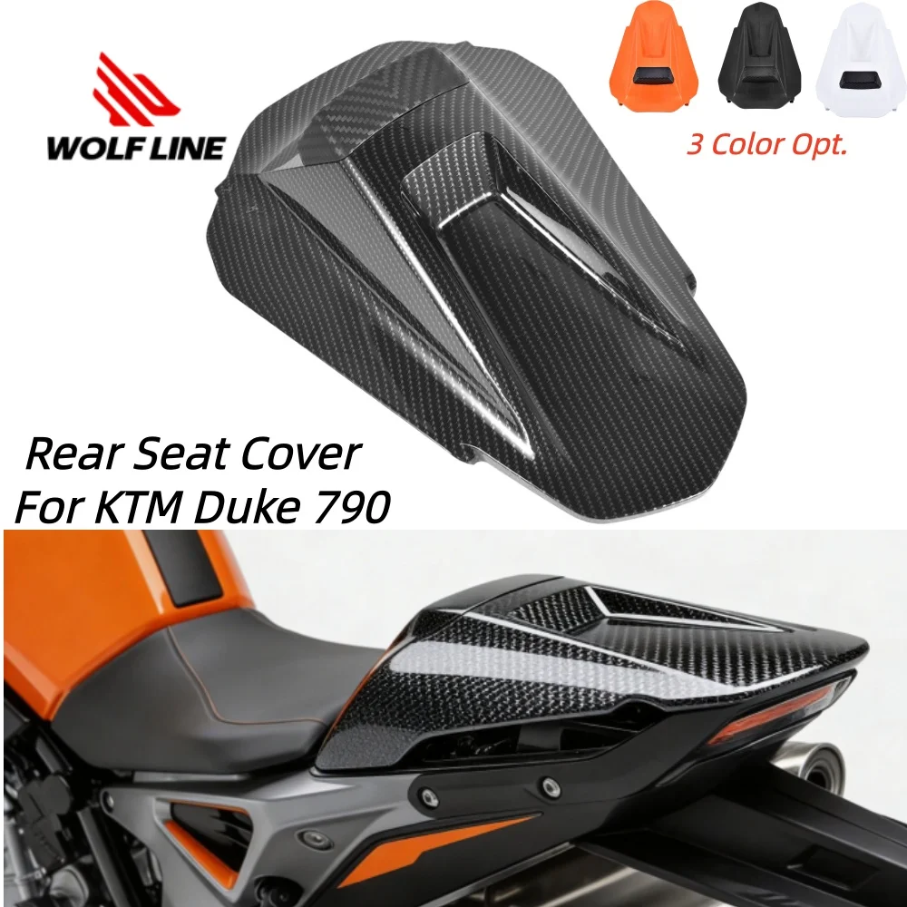 

for 790 Duke Motorcycle Rear Seat Cowl Tail Seat Fairing Cover for KTM Duke 790 2018-2024 2019 2021 Motorbike Pillion Seat Cover