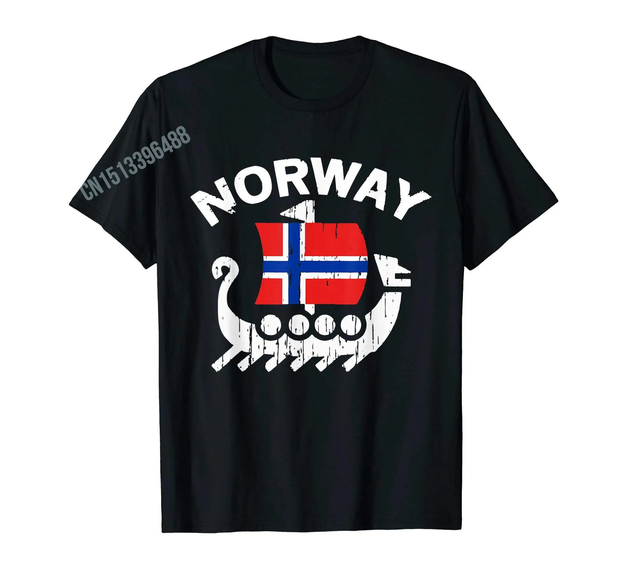 More Design Norway Viking Norsemen Norwegian Flag T-Shirt For Men Women T Shirt Tops Cotton Tees