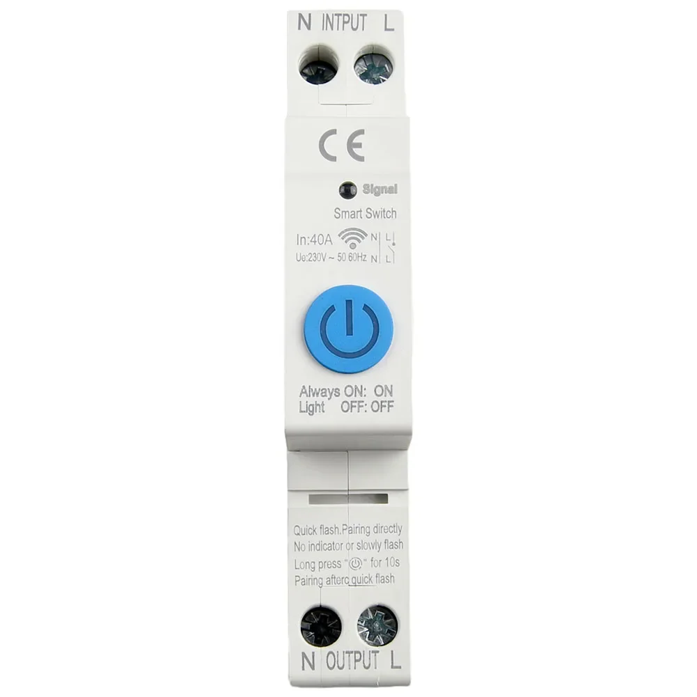 

For ZigBee Smart Circuit Breaker AC 230V 1P40A Remote Monitoring with App Comprehensive Safety and Ergonomic Features