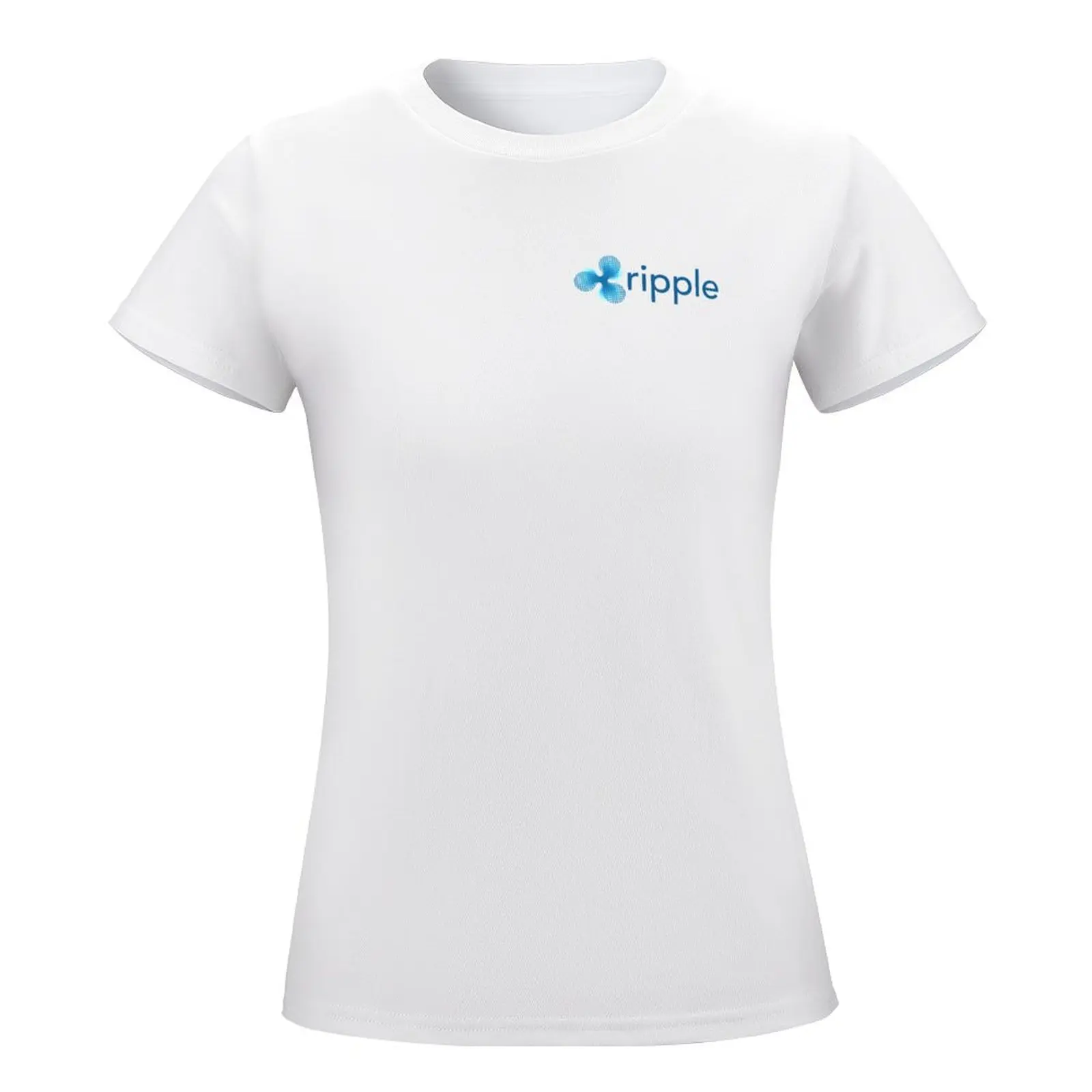 Xrp Rimpelproducten T-Shirt Hippie Kleding Esthetische Kleding Vrouwelijke Grappige T-Shirts Voor Vrouwen