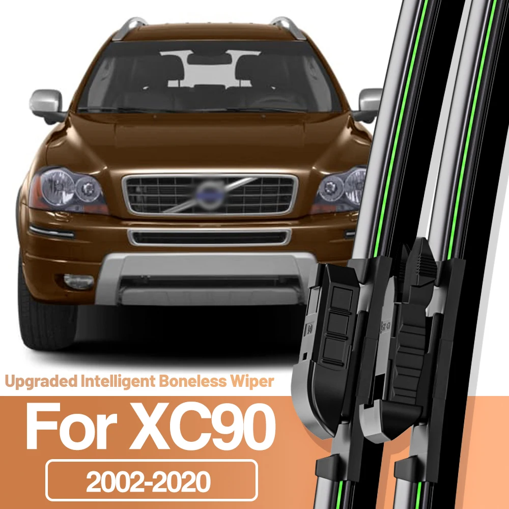 2pcs For Volvo XC90 MK1 MK2 2002-2020 Front Windshield Wiper Blades Windscreen Window Accessories 2003 2005 2004 2015 2016 2019