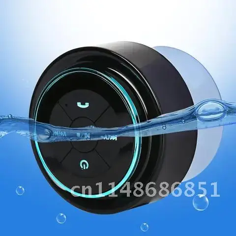 Speaker Bluetooth Wireless With Radio Waterproof Car Bathroom Office Beach Stereo Music Absorbable Loudspeaker For iPhone 12