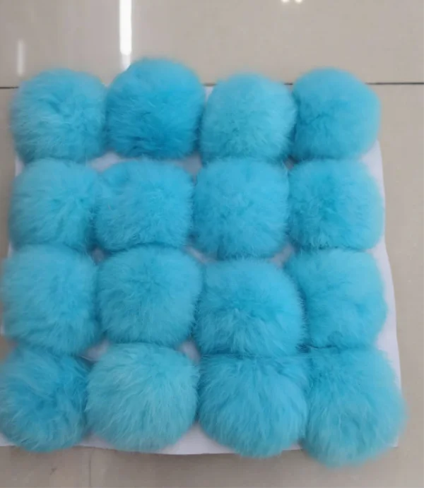 1 Pcs 6cm 7cm 8cm Faux Rex Rabbit Fur Pompom Balls Artificial Fluffy Soft Pompons DIY Pom Poms Clothing Sewing Crafts,1Yc39494