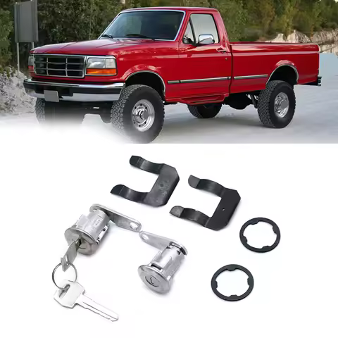 DL1550 Door Lock Cylinder With Keys Parts Component For Ford Mercury LTD Mustang Pinto Torino Econoline F100 F150 F250 F350