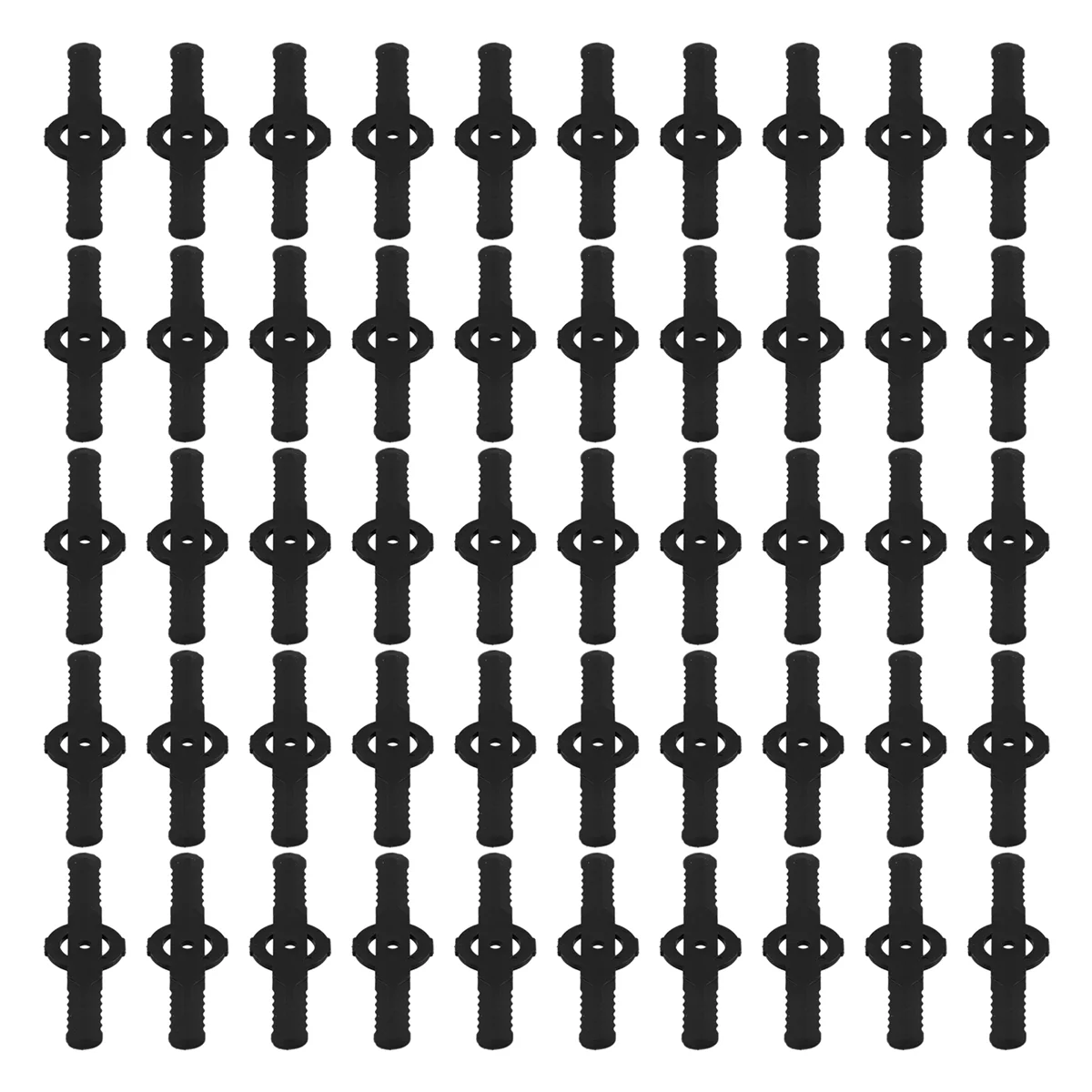 The New 50Pcs Plastic Grass Trimmer Blades Lawn Mower Blade Cordless Trimmer Garden Tool Lawn Mower Trimmer Accessories