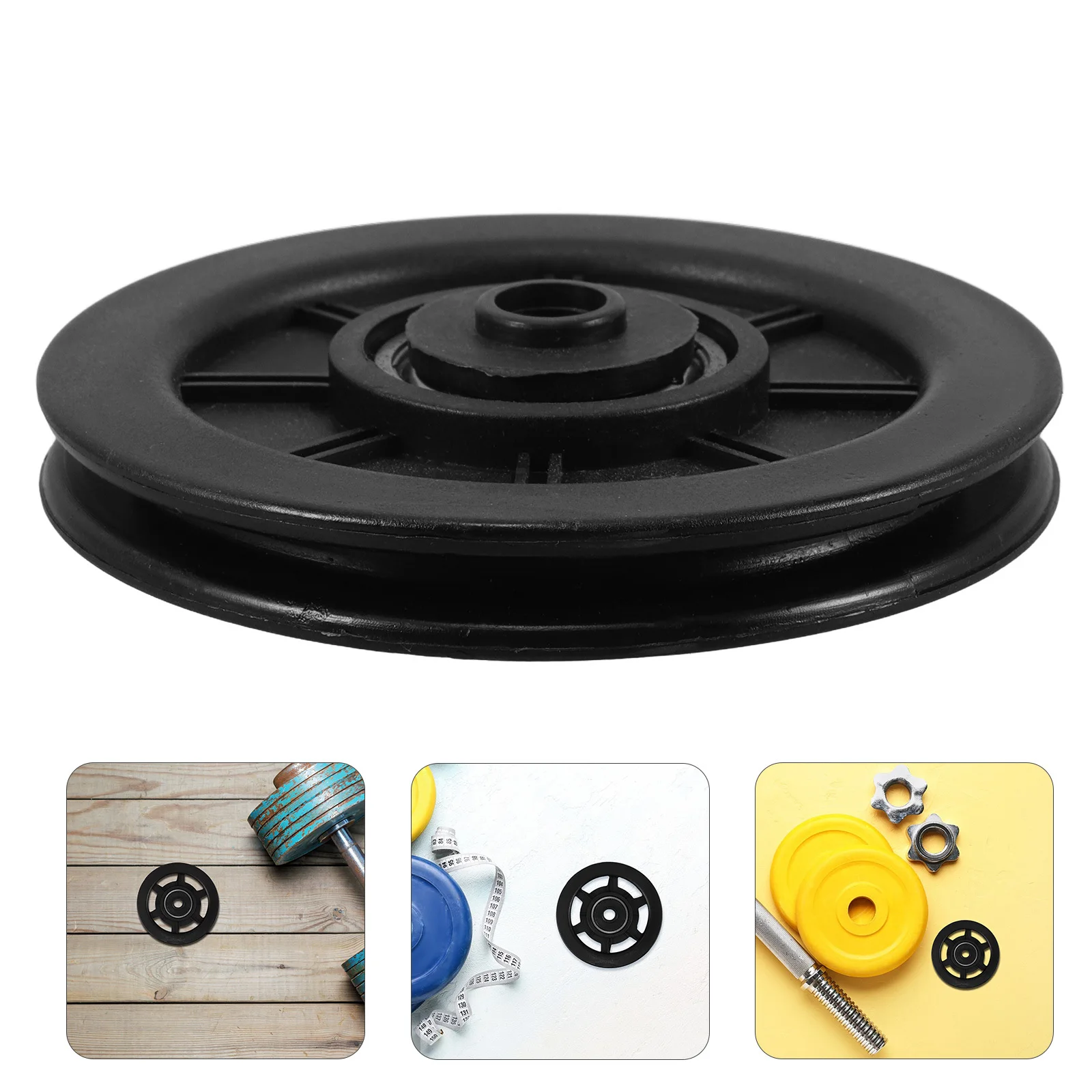 

Heavy Duty Nylon Pulley Wheel Equipment Accessory Durable Bearing Pulley Wheel Gym Parts Replacement