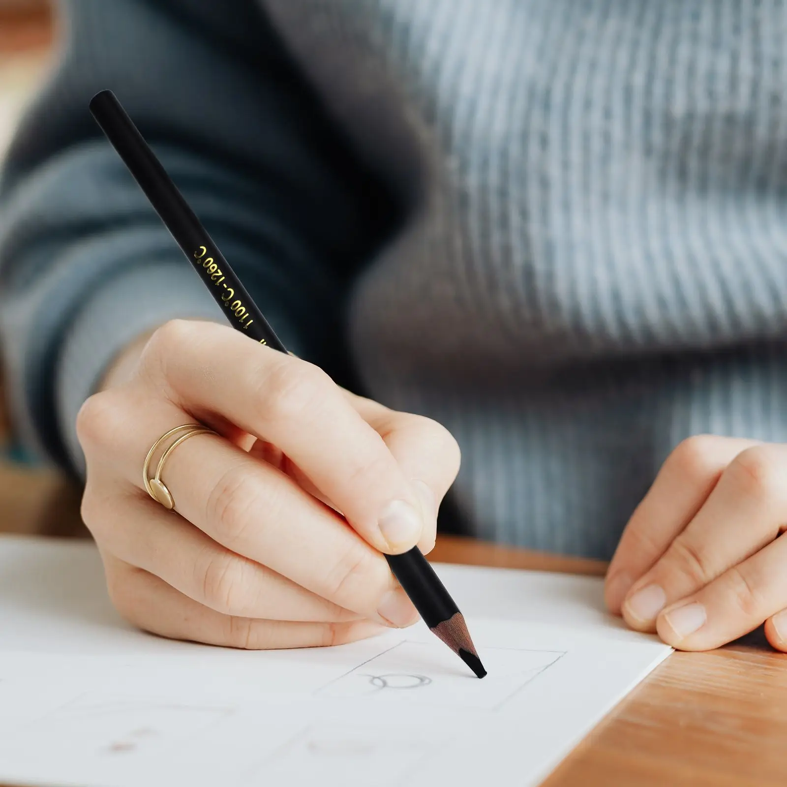 2 Pcs Underglaze Drawing Pencil Smooth Writing Erasable Handicraft Ceramic Pottery Painting Color