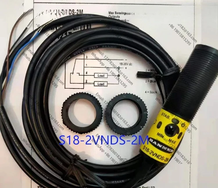 

Антифлуоресцентный датчик BANNER S182VNDL2M S182VNDS2M Оригинал