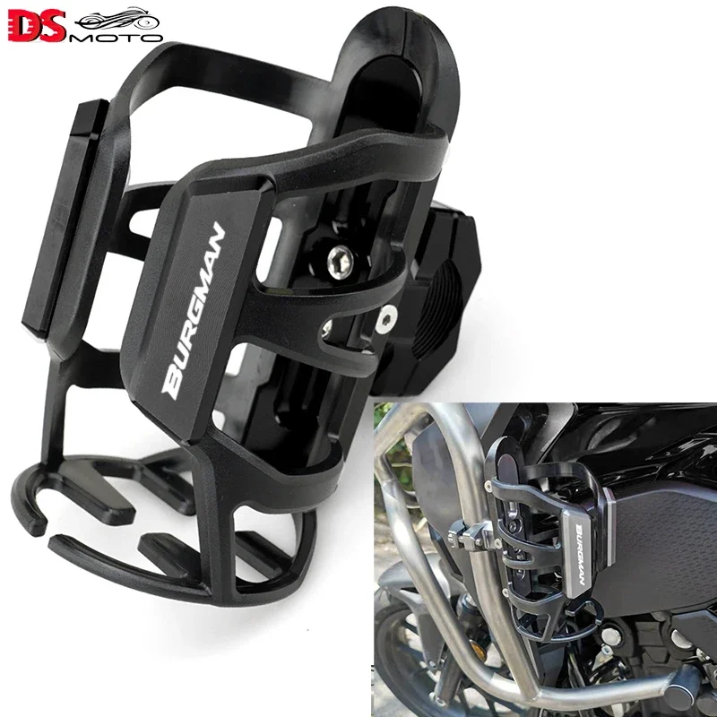 

Motorcycle Accessories Drink Cup Holder Stand For SUZUKI BURGMAN AN 650 400 125 200 250 AN650 AN400 AN125 Beverage Water Bottle