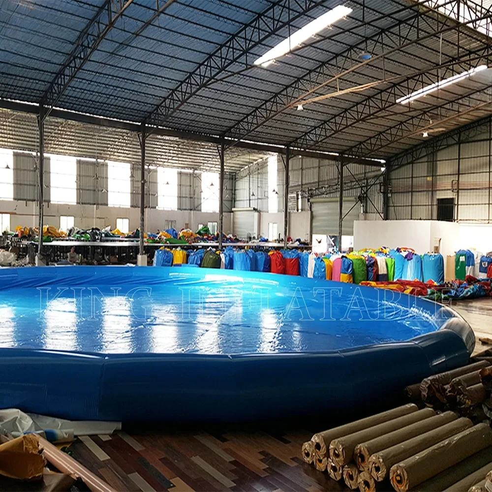 Large Round Inflatable Pool Outdoor Water Park Giant Blow Up Swimming Pools For Adults And Kids