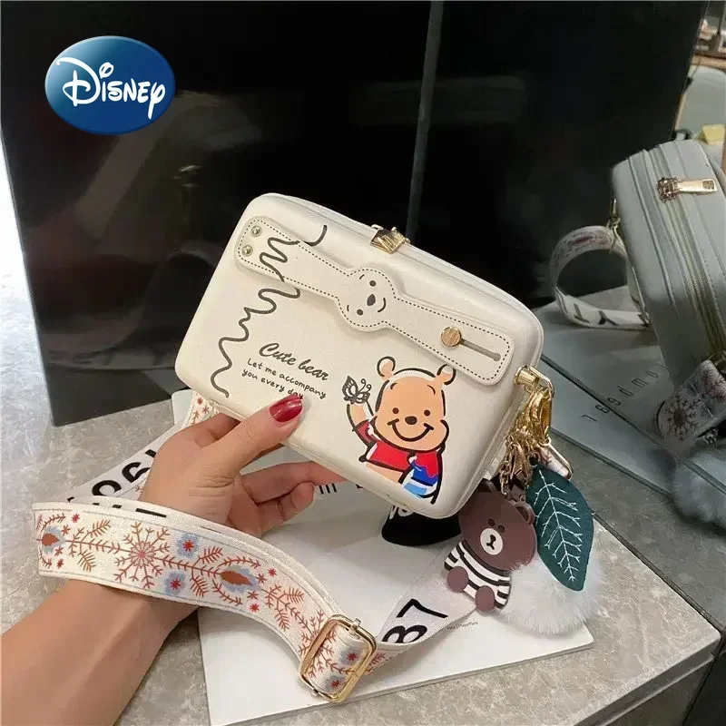 

Disney Winnie The Pooh New Women's Shoulder Bag Cartoon Cute Women's Shoulder Crossbody Bag Fashion Trend Mini Women's Bag