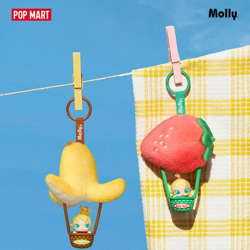 

POP MART Baby Molly Fruit Цветной ароматизированный саше с подвеской Серия Слепая коробка Тайная коробка Сумка для догадок Игрушки Кукла Симпатичная аниме-фигурка