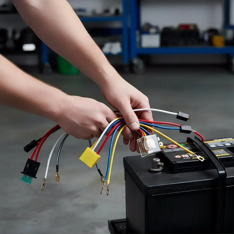 Universal 12V Car Horn Wiring Relay Harness Kit Robust Wires and Stable Relay for Enhanced Car Truck Motorcycle Horn Performance