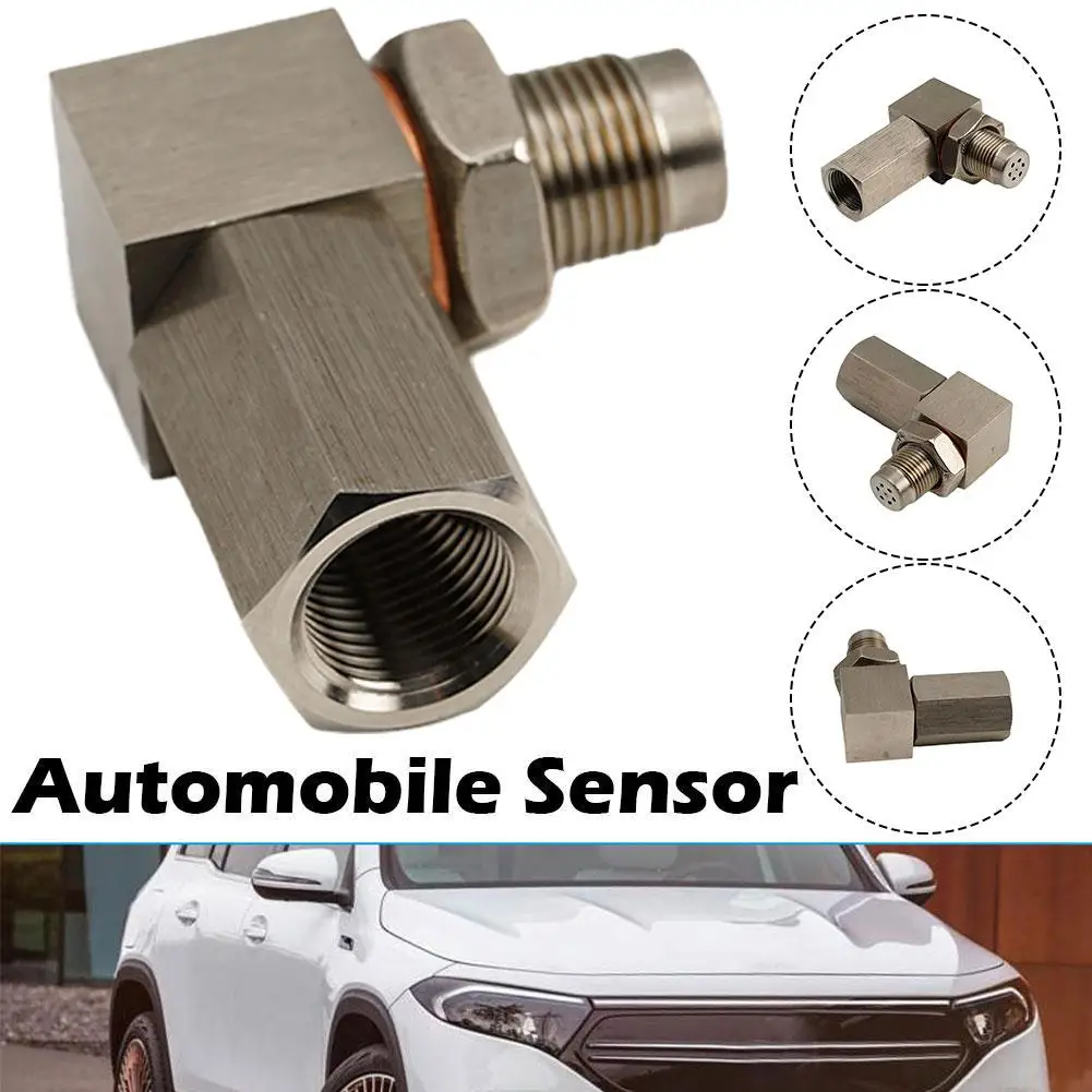 Universal M18*1.5 O2 Oxygen Sensor Extender 90 Degree Oxygen 02 Bung Catalytic O2 Sensor Converter Spacer Extension S4b9