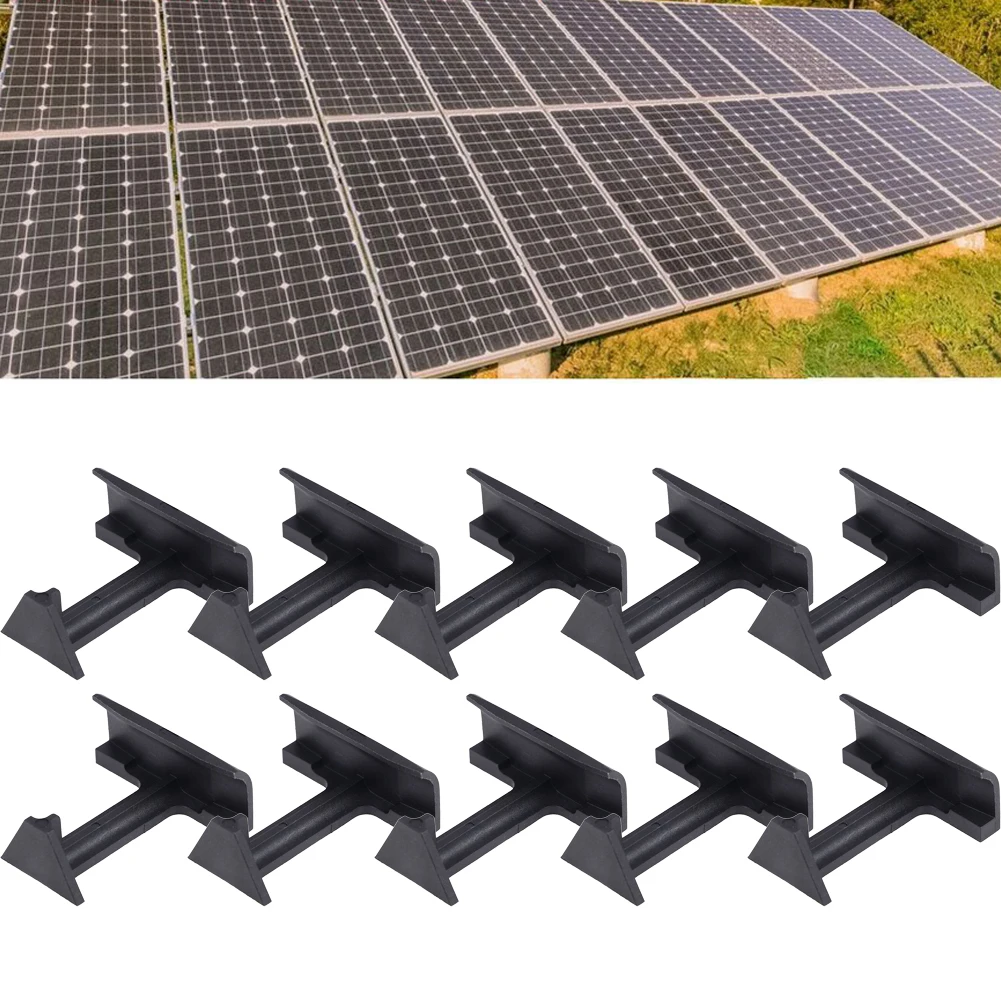 10Pcs Solar Panel Wasser Entwässerung Clips PV Module Reinigung Clips Für Wasser Ablauf Erhöhen Power Generation