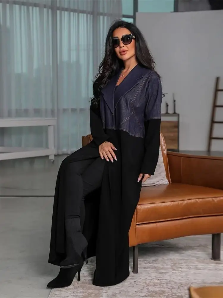 

Ramadan Eid Modest Open Abaya Damen Dubai Luxury Muslim Long Kimono Dress Robe Kaftan Femme Prayer Clothes Women Kebaya Jalabiya