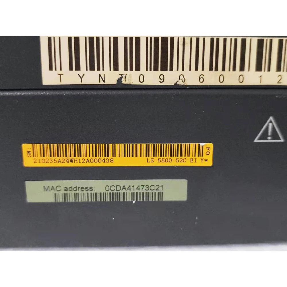 1 قطعة ل H3C 24 منفذ جيجابت 4 معدد إلكتروني بصري قابل للتطوير 10 جيجابت التبديل S5500-52C-EI