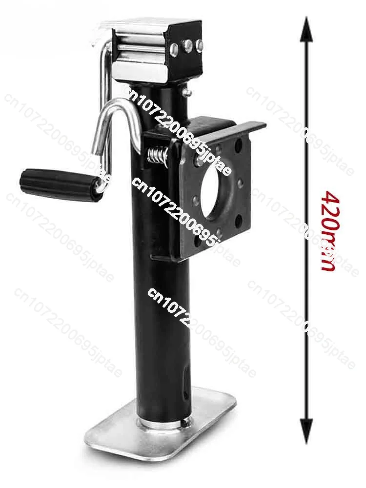 Trailer Jack, RV Outriggers, Manual Mechanical Flange Swivel Plate Support, Transverse