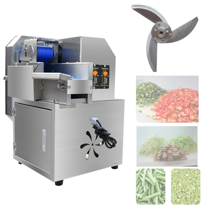 

Newly Upgraded Multi-Functional Vegetable Cutting Machine For Potato Radish Celery Leek Scallion Slicing Shredding Machine