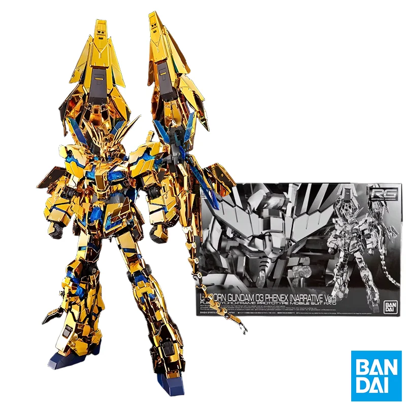 

Bandai PB RG 1/144 RX-0 Unicorn Gundam 03 Phenex (Narrative Ver.) Action Figure Assembly Model Toys Collectible Model Ornaments