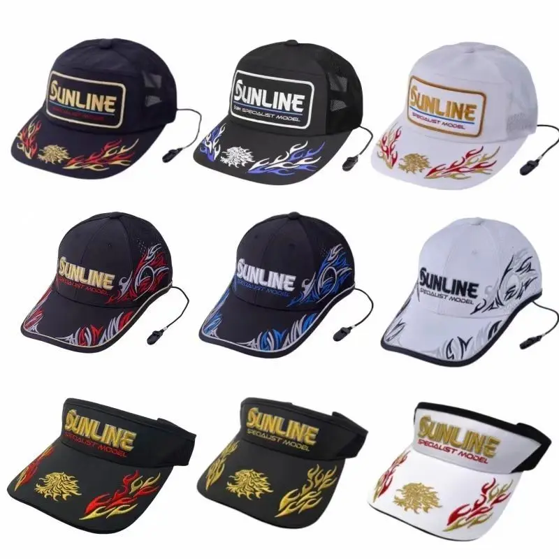 

Новинка 2023 года, весенне-летняя рыболовная шапка SUNLINE, мужская шапка с головой льва для морской рыбалки, уличная регулируемая повседневная солнцезащитная шапка