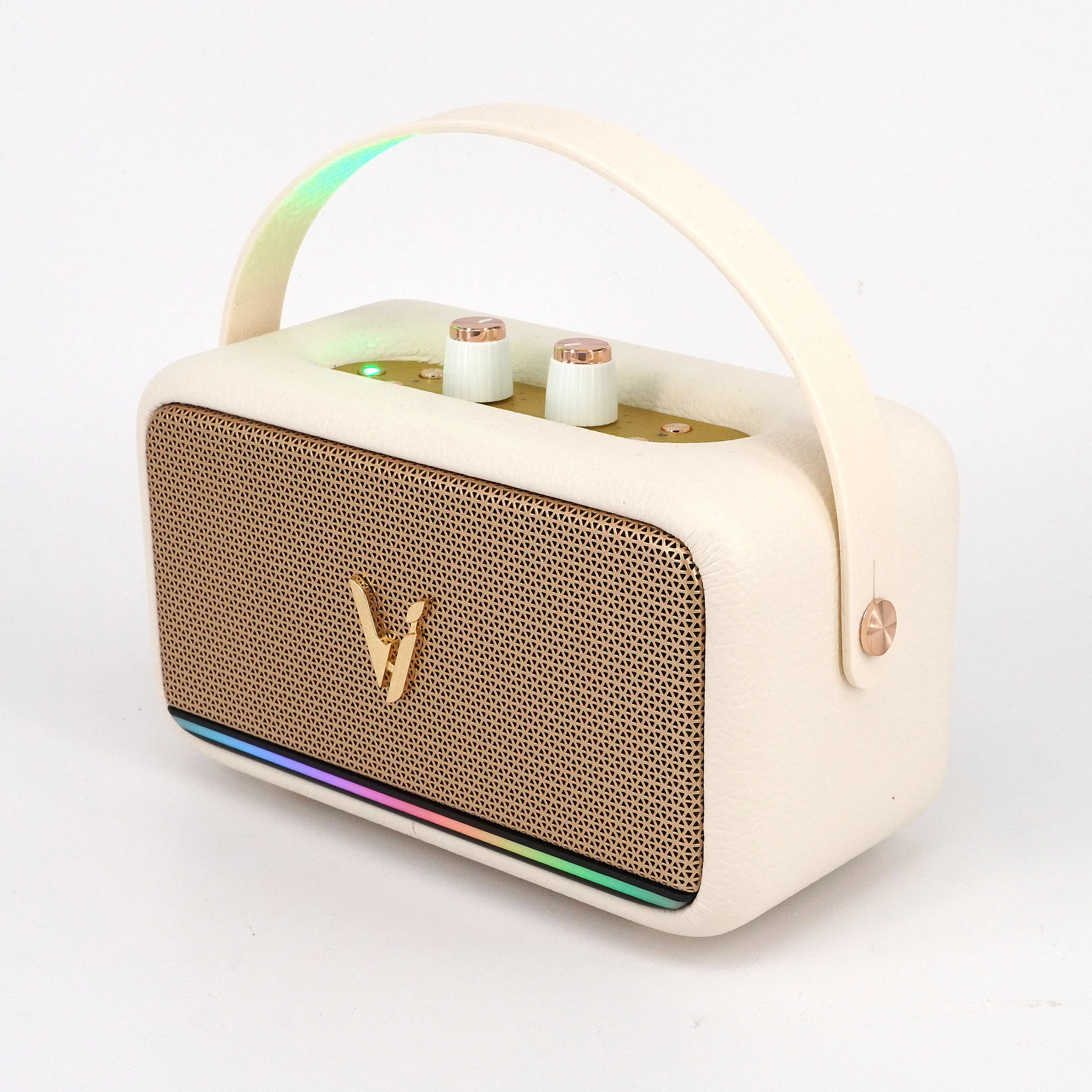 Portable Mini Wireless KTV Party Karaoke Machine Metal Box with AUX and BT Speaker for Mobile Phone Stage Outdoor Activities