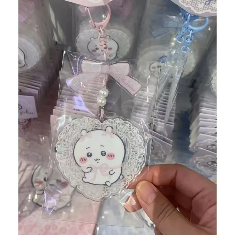 New Chiikawa Acrylic Keychain Bow Lace Harajuku Chiikawa Hachiware Usagi Keychain view 4