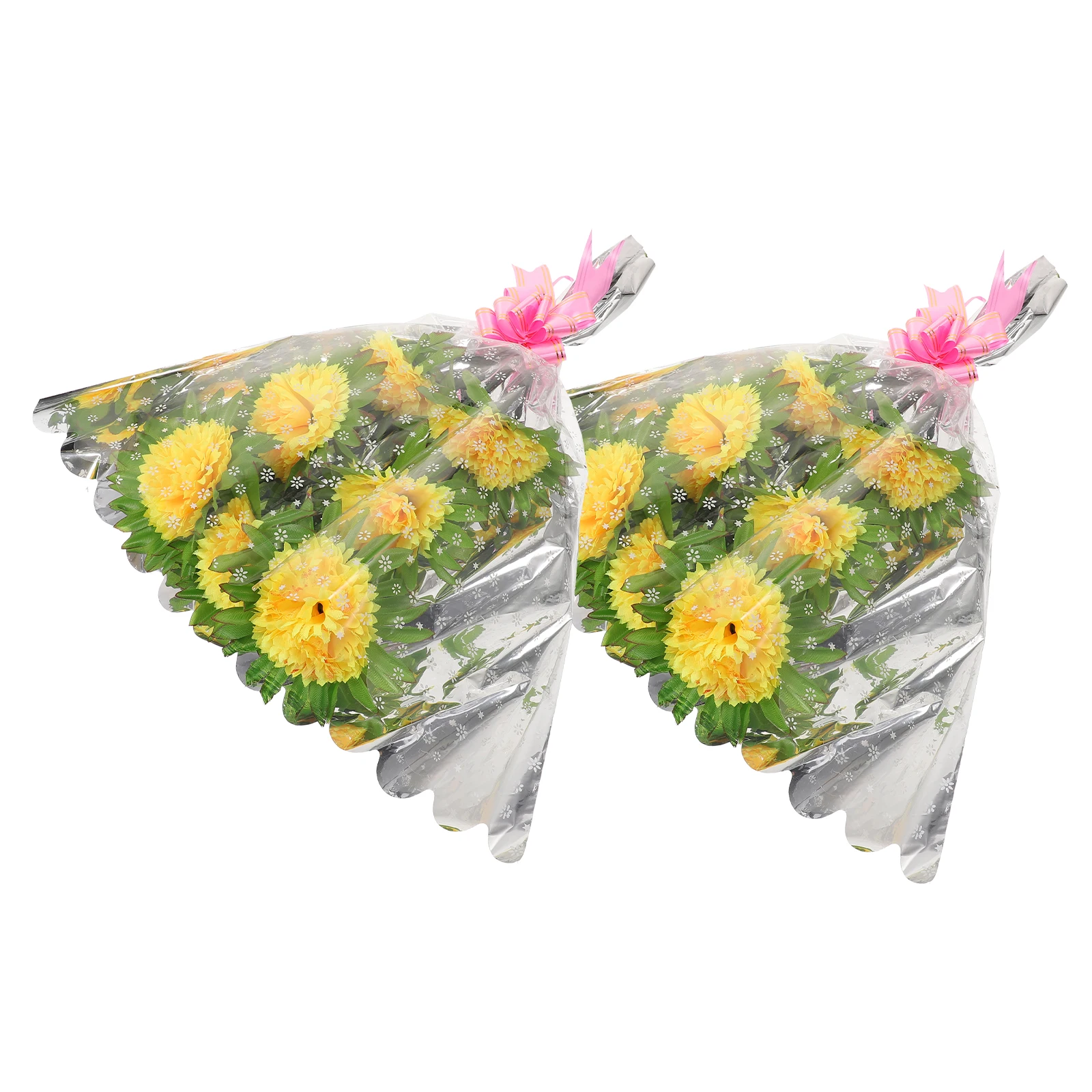 

2Pcs Artificial Flowers Cemetery Grave Vase Decoration Memorial naments Tomb Sweeping Silk Realistic High Quality Practical