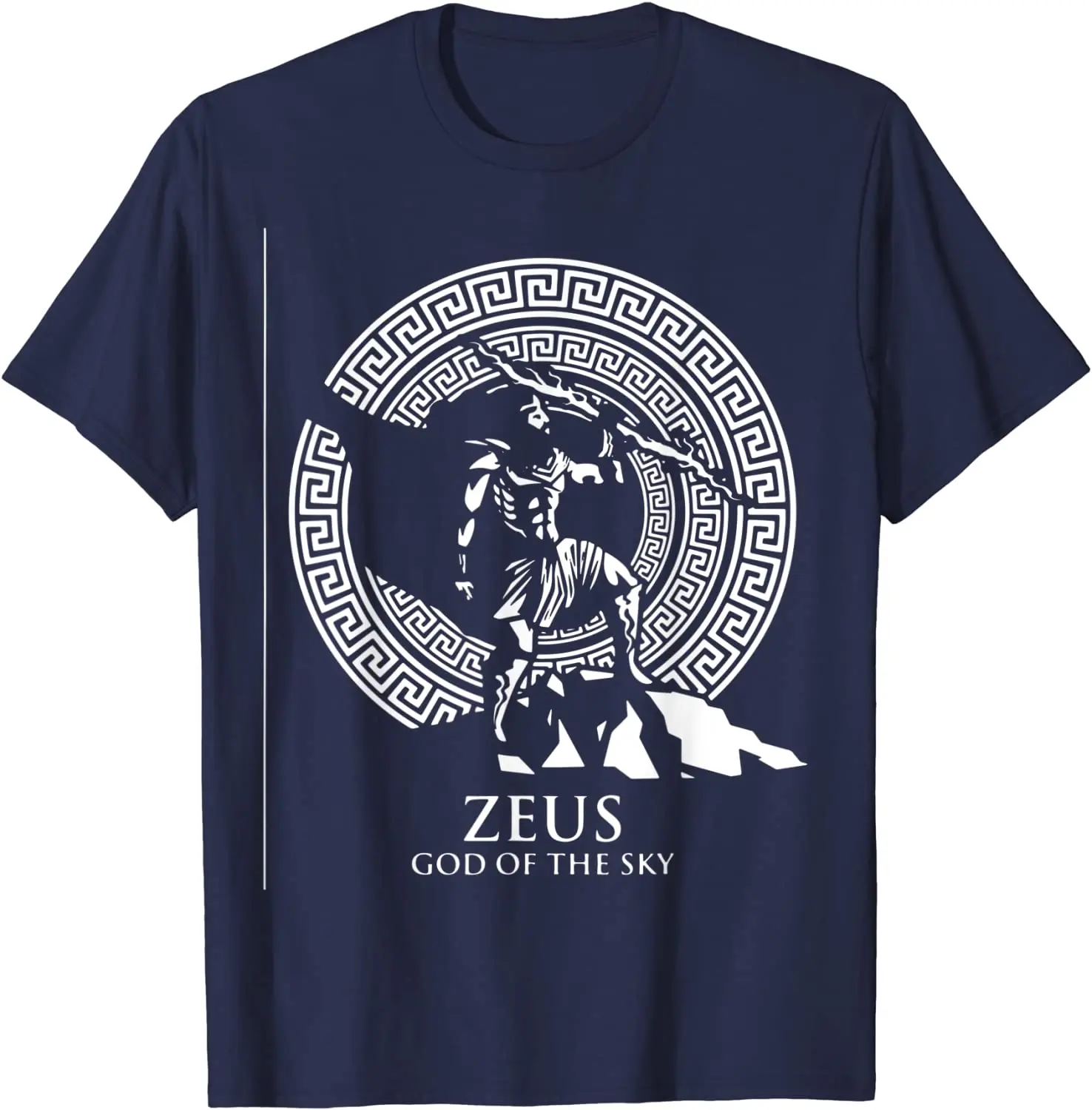 Greek Mythology TShirt Ancient Greece History Lovers of Zeus Men T-Shirt Short Sleeve Casual 100% Cotton O-Neck T Shirt