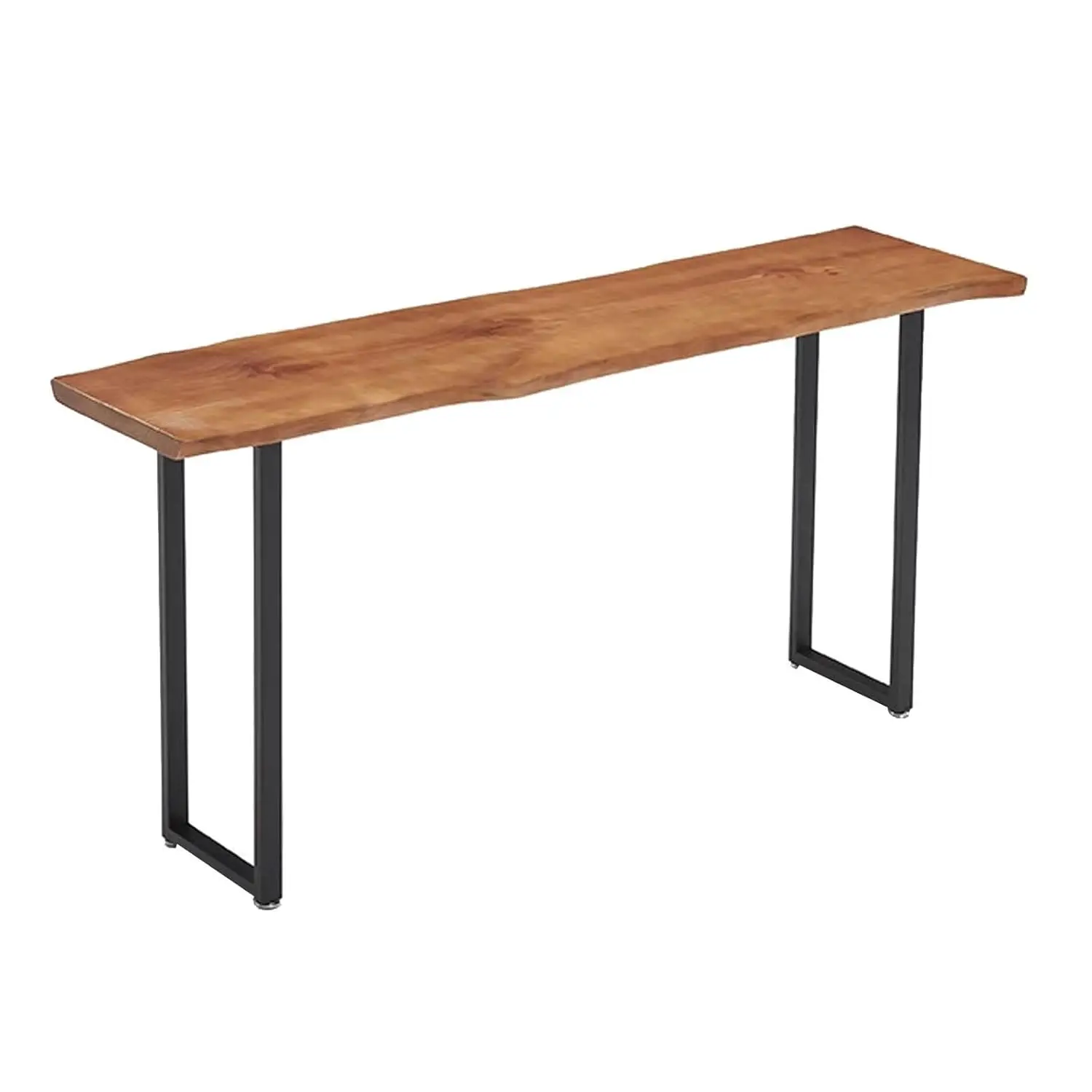 

Промышленный барный стол с регулируемой высотой (39-79 дюймов), столешница толщиной 2 дюйма, обеденный/кофейный стол с металлическим каркасом для сада, двора, балкона, на заказ