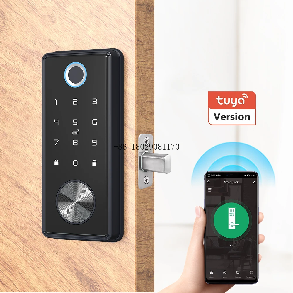 

Fingerprint Deadbolt Tuya Smart Door Lock OEM&ODM Security BLE WIFI Digital