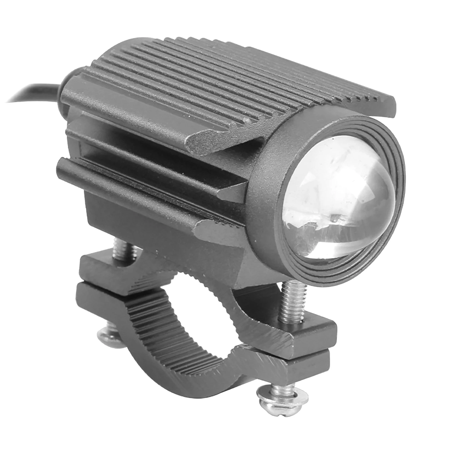 6500K 9 - 85V LED Motorcycle Headlight Yellow White Dual Color 4-Mode Hi / Lo Beam Motorbike 32W Aux Spotlight with Switch