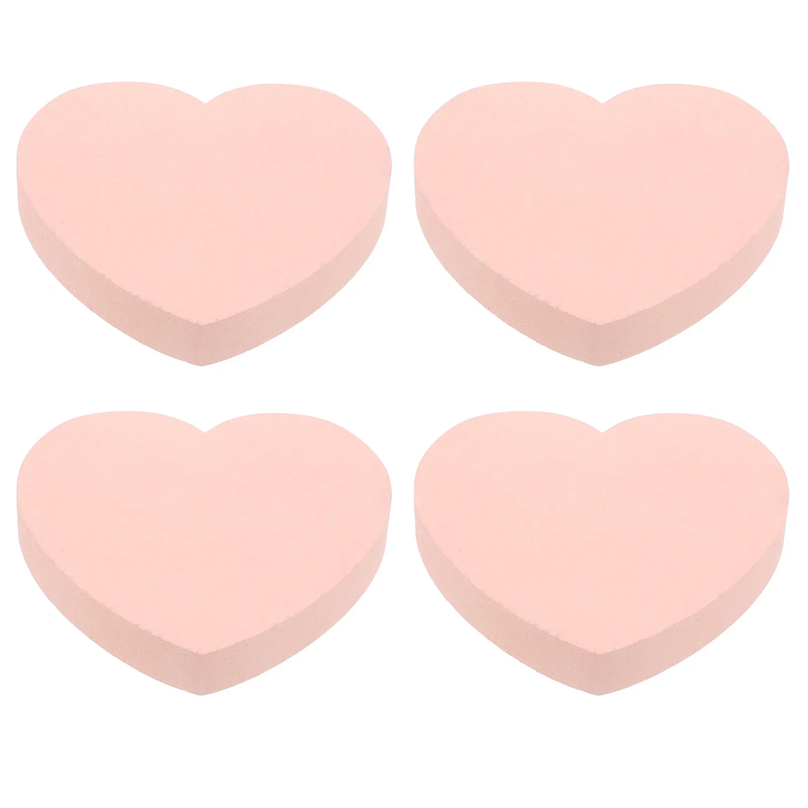 하트 메모 패드 휴대용 메모장 사무실 학교 가정용 자가 접착식 다기능 양면 매끄러운 필기