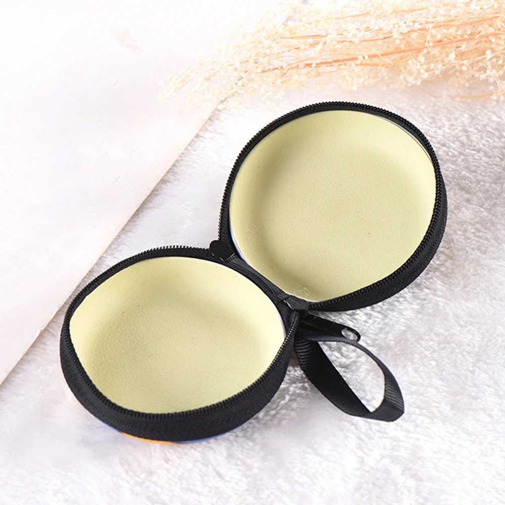 

2 PCS Football Storage Box Tinplate Soccer Shape Novelty Purse Sturdy Small Coin Kids Pouch Ribbon for
