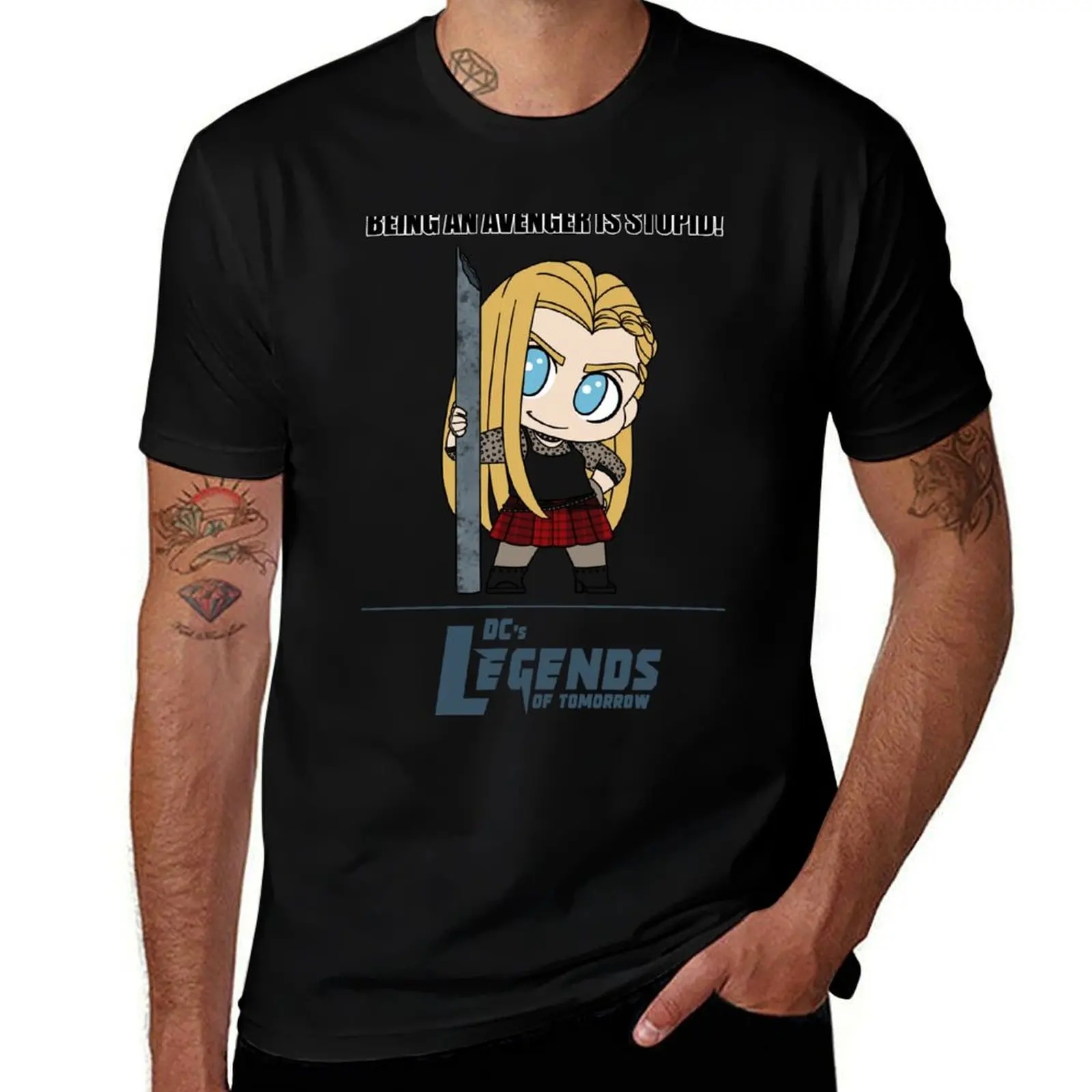 

v2 Punk Sara Lance T-Shirt Basic Simple Design Short Sleeve Shirt