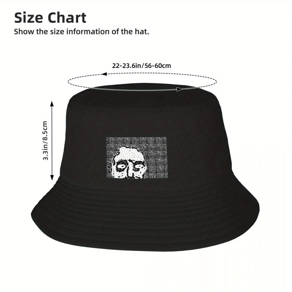 مرحبًا بكم في الآلة قبعة دلو قبعة رجل كبير الحجم قبعة نسائية للرجال #4