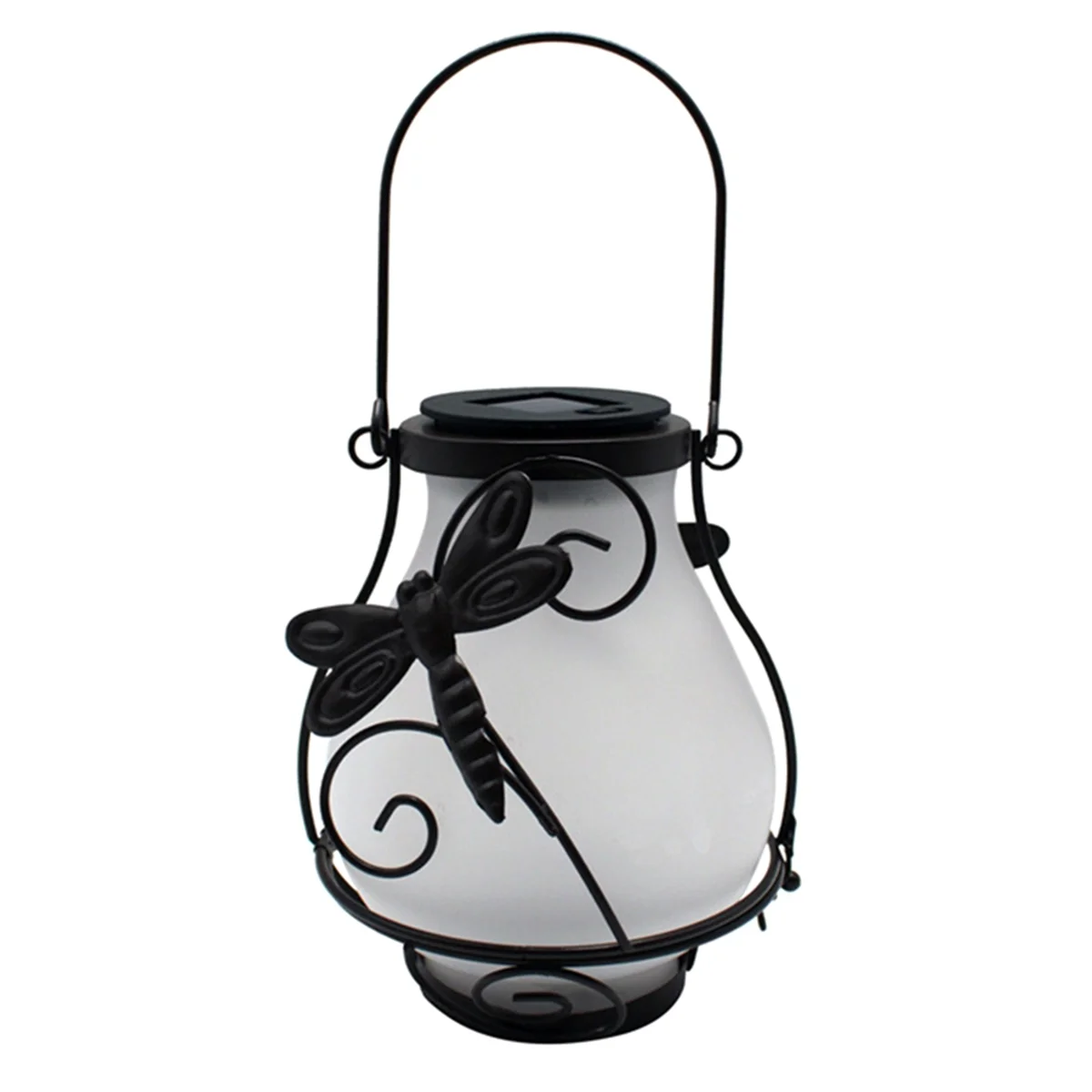 Outdoor Lanterns Solar Lantern Outdoor Lights with Flame Lights, Waterproof Hanging Solar Lanterns for Garden Decor