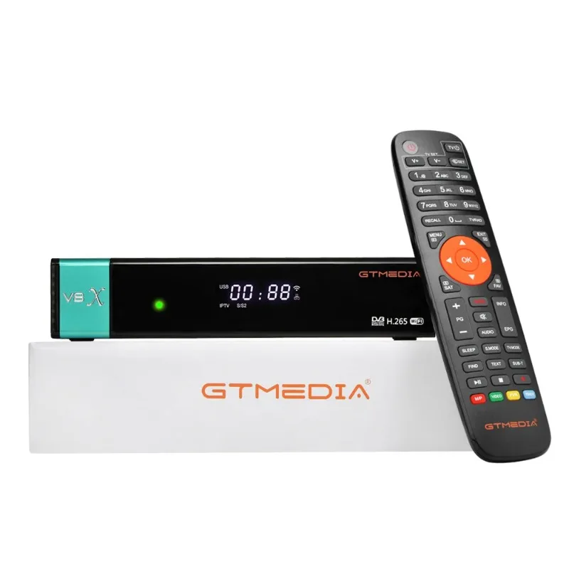 

GTMEDIA V8X Satellite Receiver HD MARS/ECAM TV Box,DVB-S/S2/S2X, Support VCM/ACM/Multi-stream,BISS Auto Roll Built-in WIFI