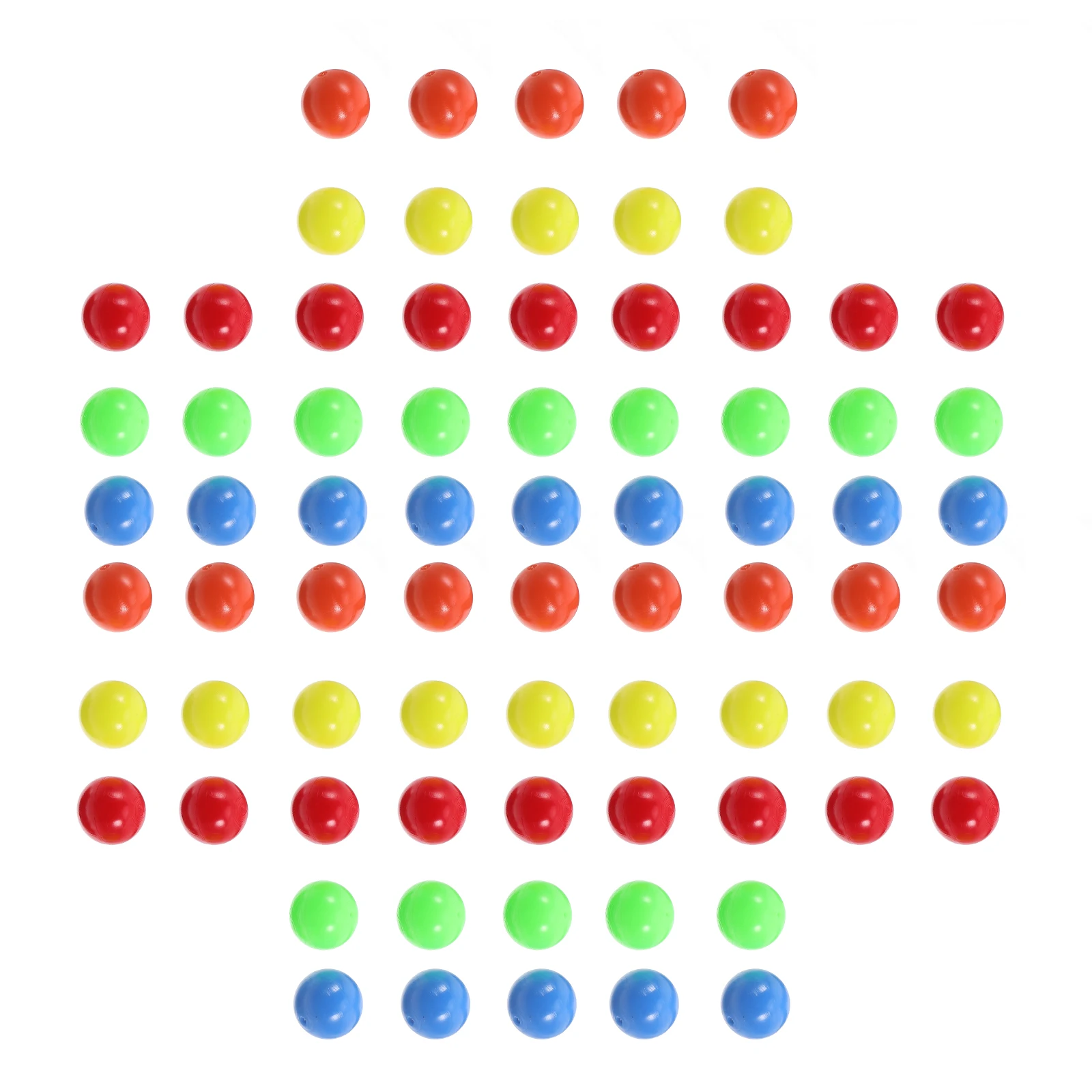 

100pcs Balls 15mm Plastic Colored Math Toys Kids Primary Probability Learning Ball School Probability Teaching Supplies