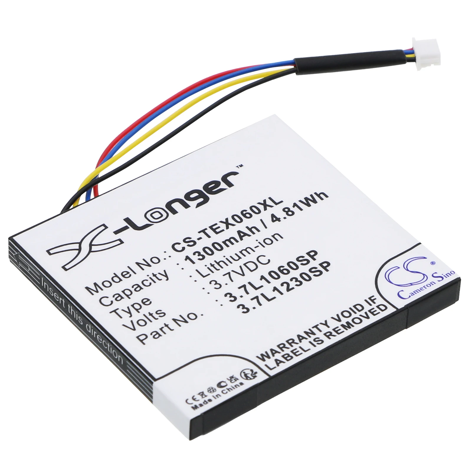 

Calculator Battery For Texas Instruments 1815 F071D 3.7L1060SP 3.7L1200SP 3.7L1230SP 541383800002-G0311 541383800002-G0511