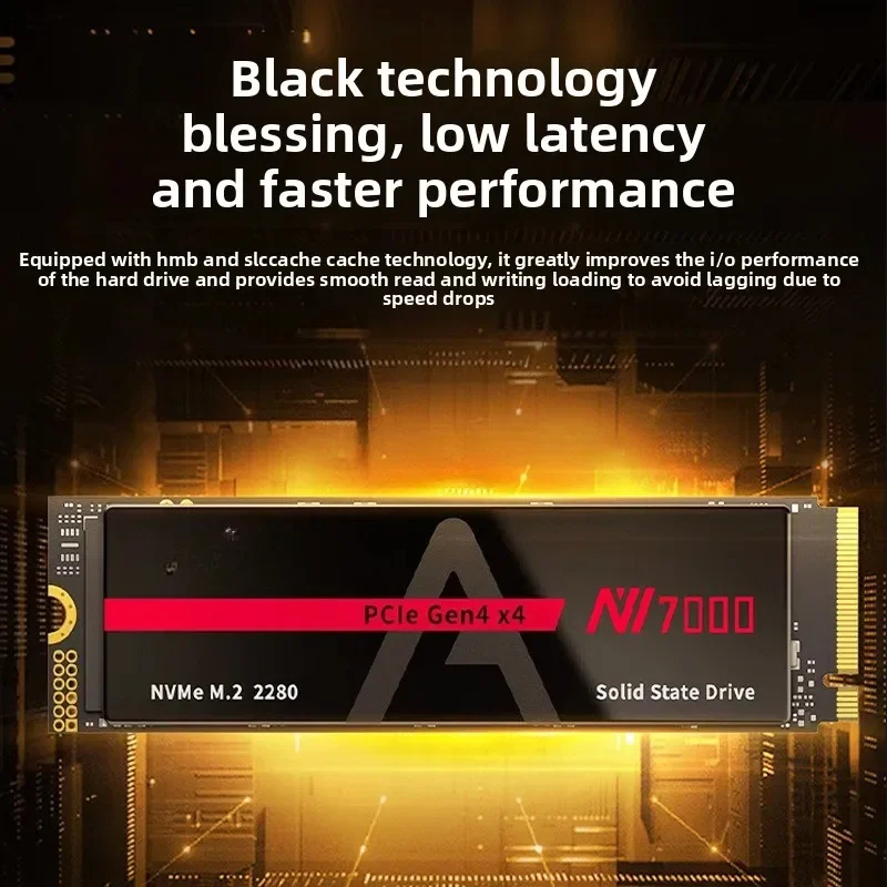 Netac محرك الحالة الصلبة NV7000 Series 1T 2T كمبيوتر ألعاب PS5 وحدة تحكم ألعاب PCIE4.0 عالية السرعة SSD