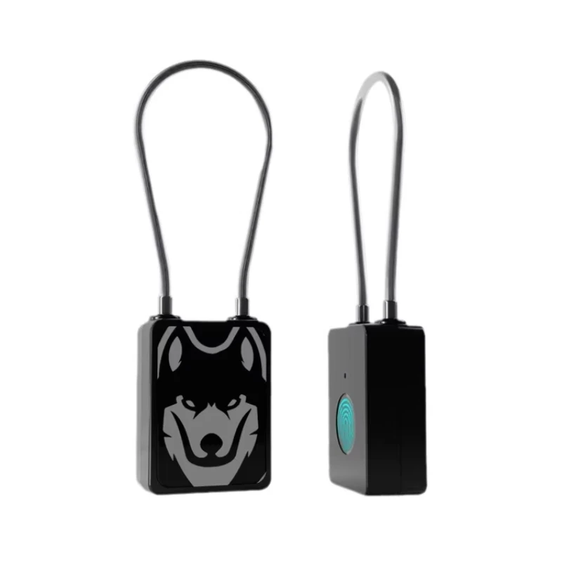 قفل بصمة الجمع قفل رقمي حقيبة الأمتعة قفل برمز معدني جديد بصمة صغيرة مرتبطا قفل مضاد للسرقة